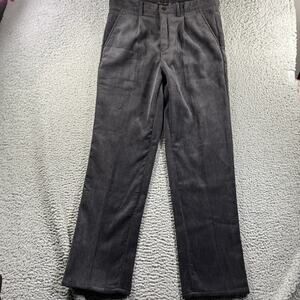 Golf Wang Fleece Lined Corduroy Pants Mens 32x31 Grey Pleated Trousers Tyler